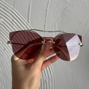 *SOLD* Miu Miu Burgundy Sunglasses